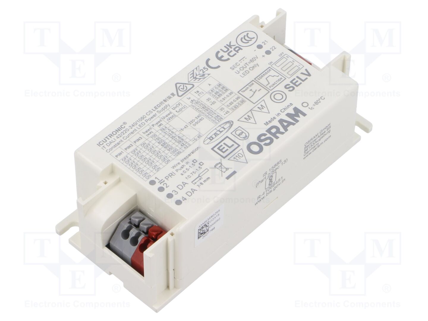 ams OSRAM IT DALI 42/220-240/1A0 CS DIM LED-virtalähde 42W 15-42VDC
