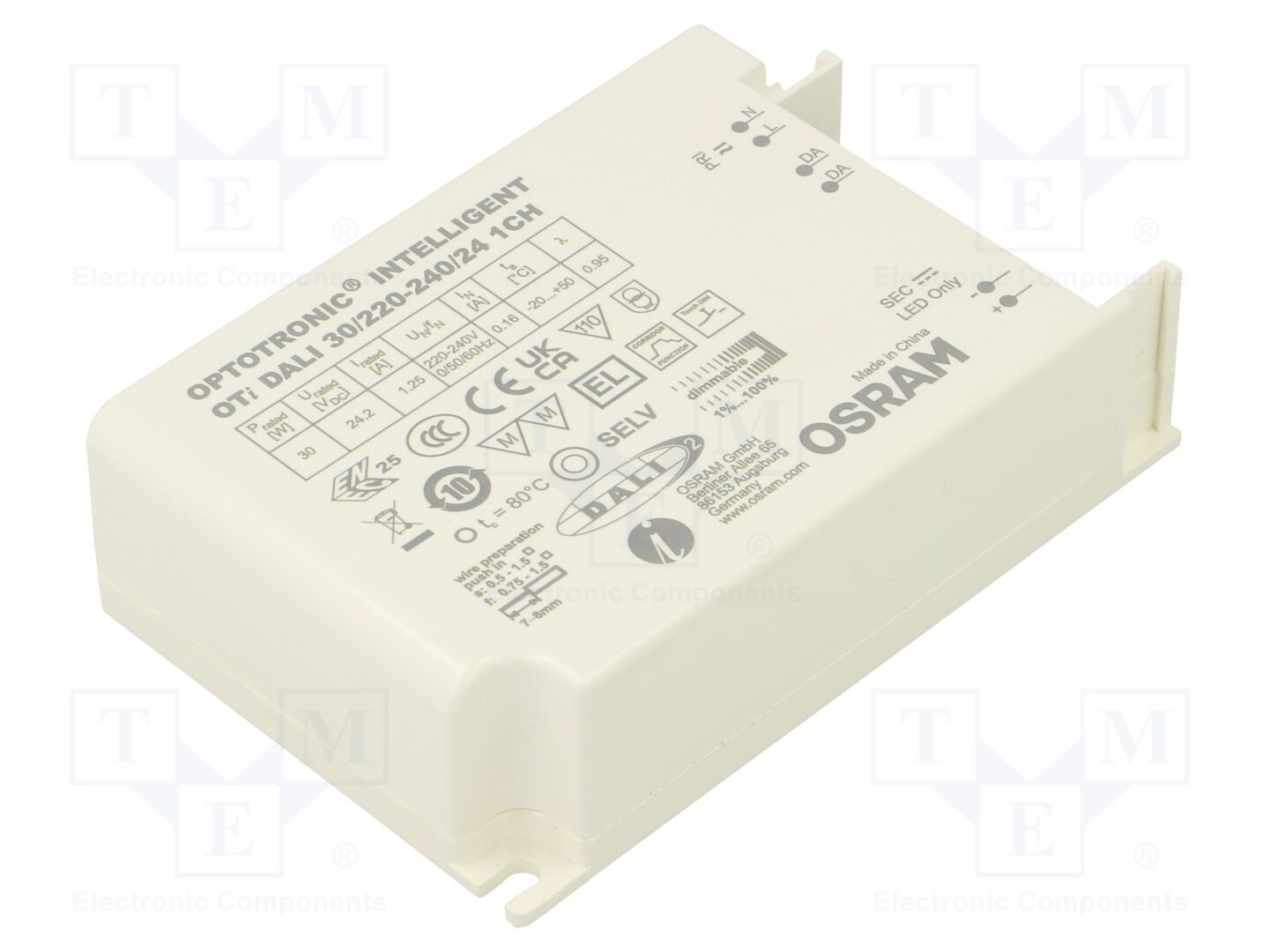 ams OSRAM OTI DALI 30/220-240/24 1CH LED-virtalähde 30W 24,2VDC