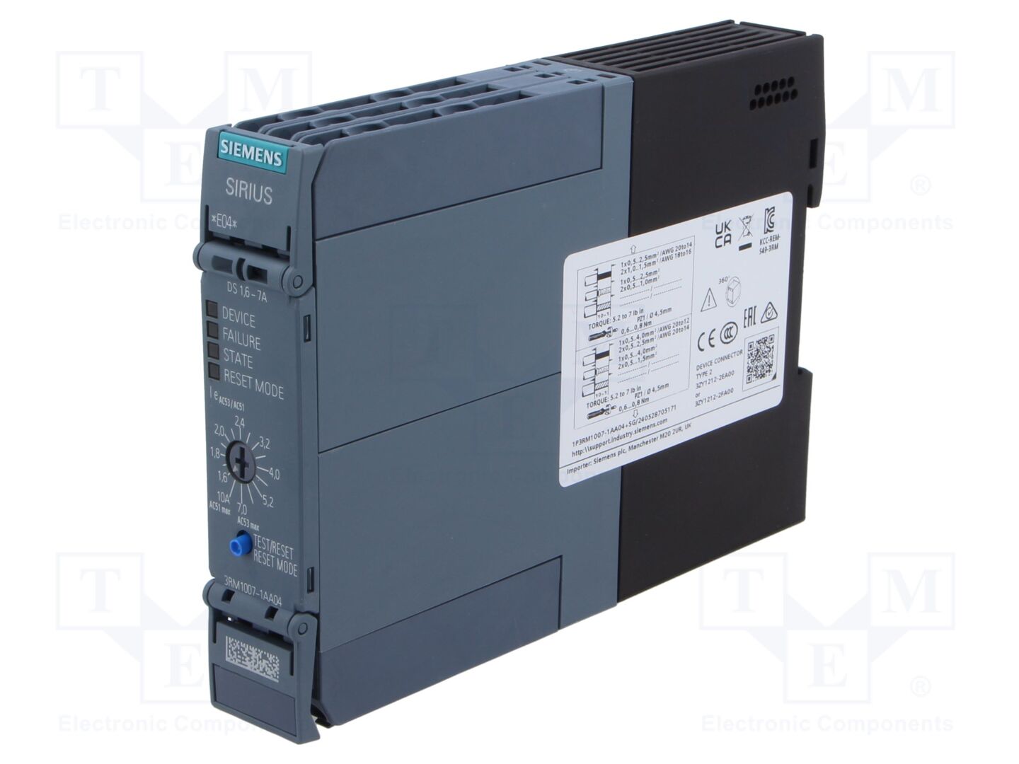 SIEMENS 3RM1007-1AA04 Moottorikäynnistin 3kW