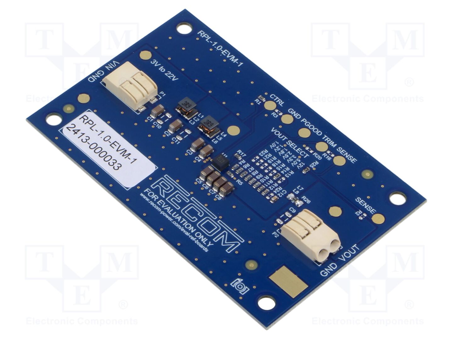 RECOM RPL-1.0-EVM-1 DC/DC-muunnin 1A