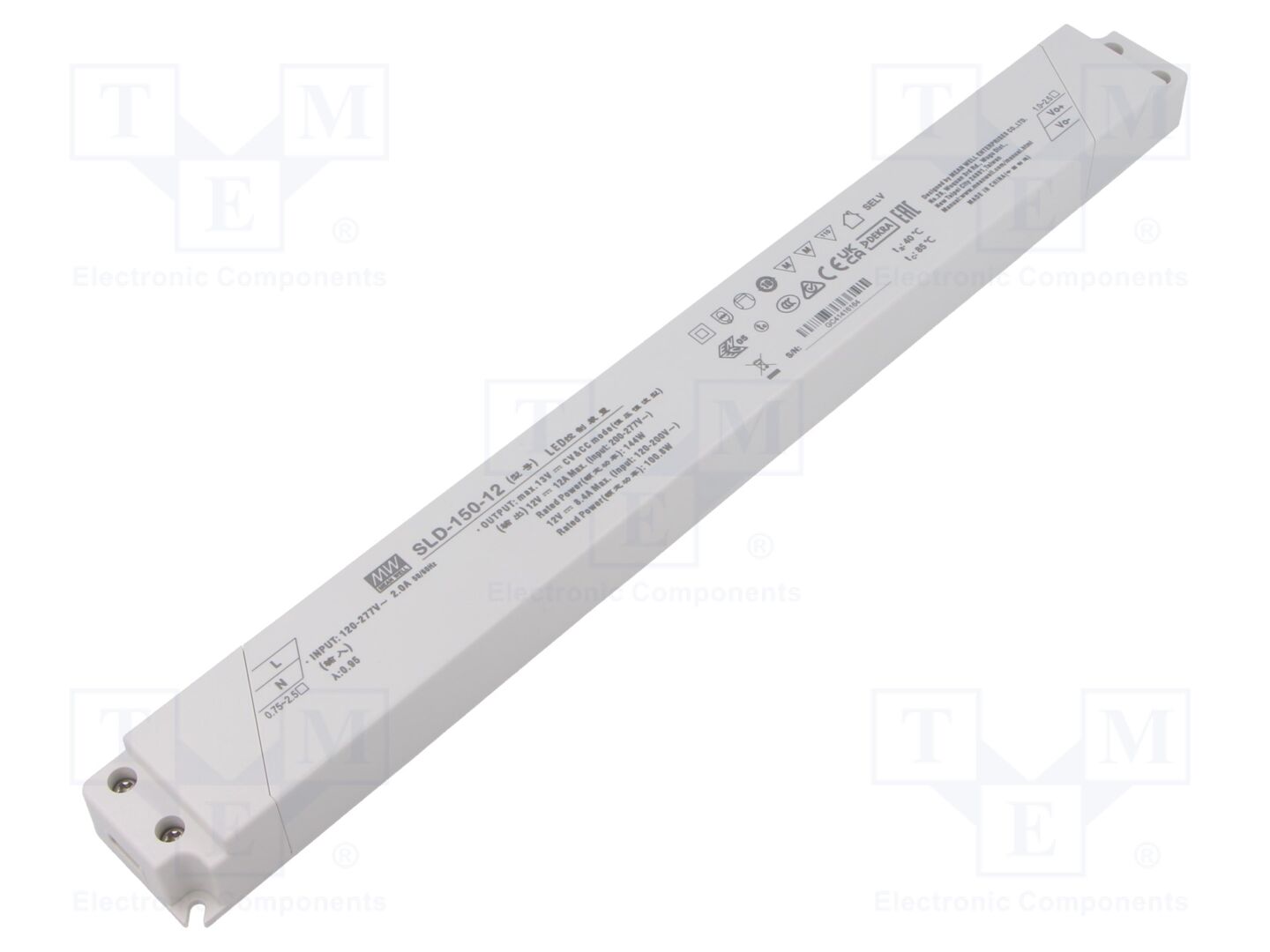 MEAN WELL SLD-150-12 LED-verkkolaite 150W 12VDC