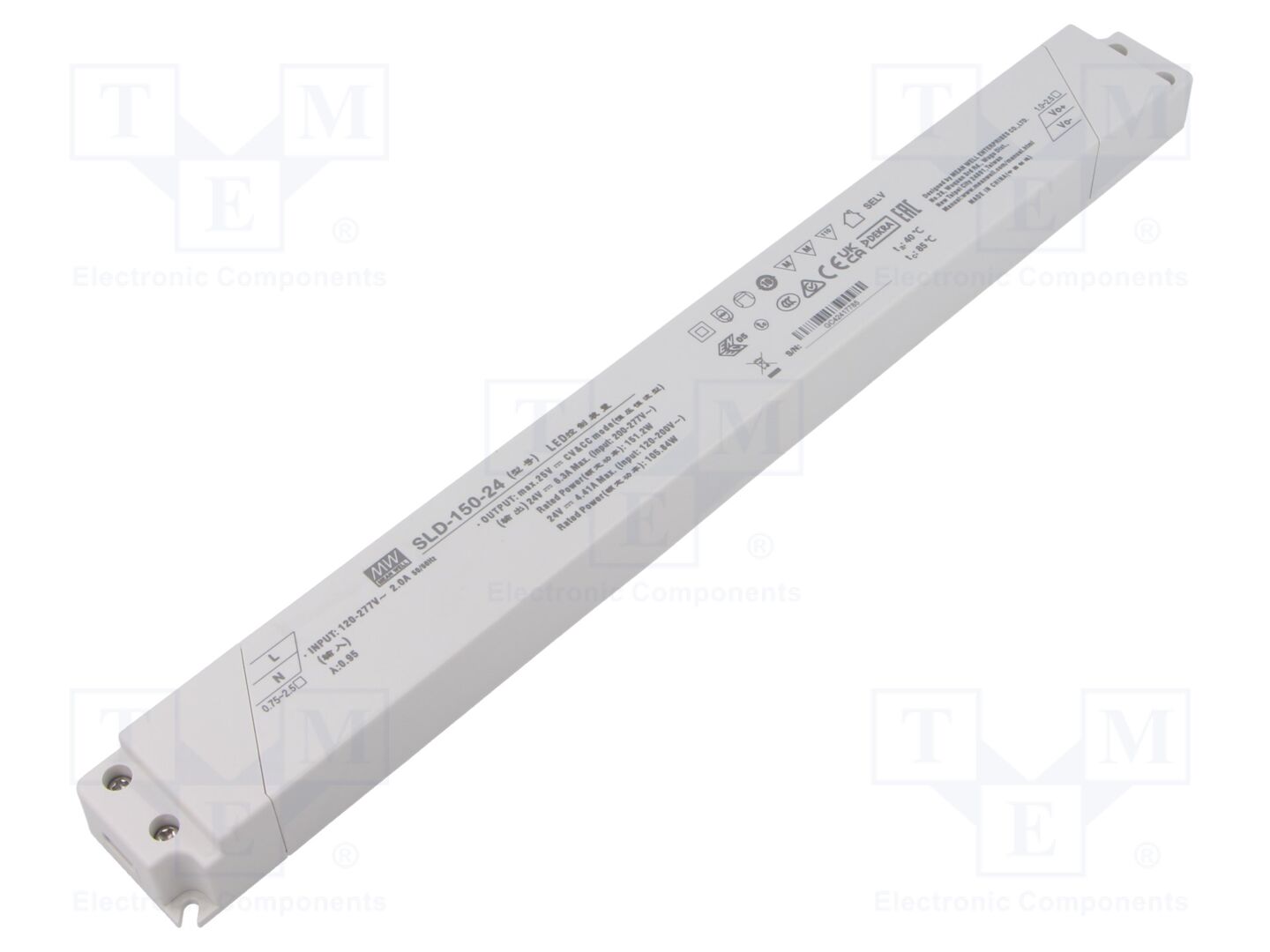 MEAN WELL SLD-150-24 LED-verkkolaite 150W 24VDC 6.3A