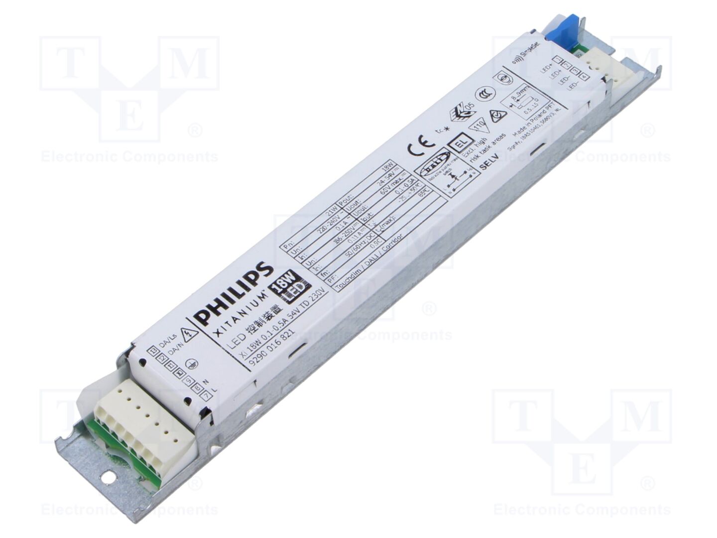 PHILIPS XITANIUM 18W LED-virtalähde 54V 500mA DALI 230V
