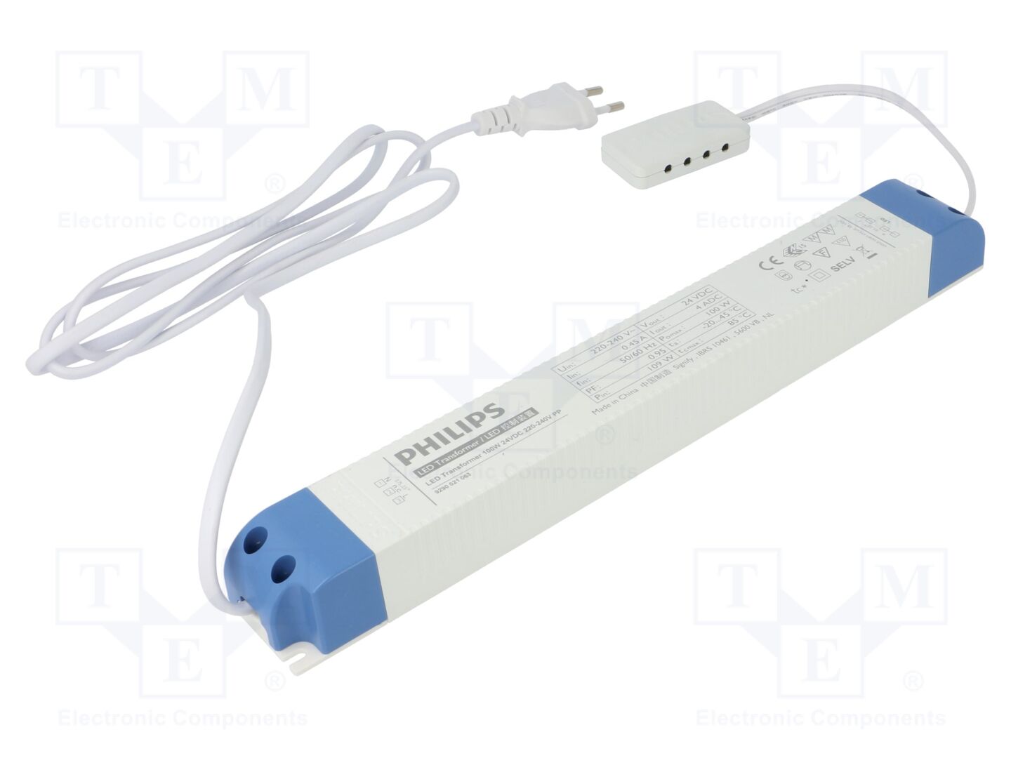 PHILIPS LED TRANSFORMER 100W 24VDC 220-240V Muuntaja