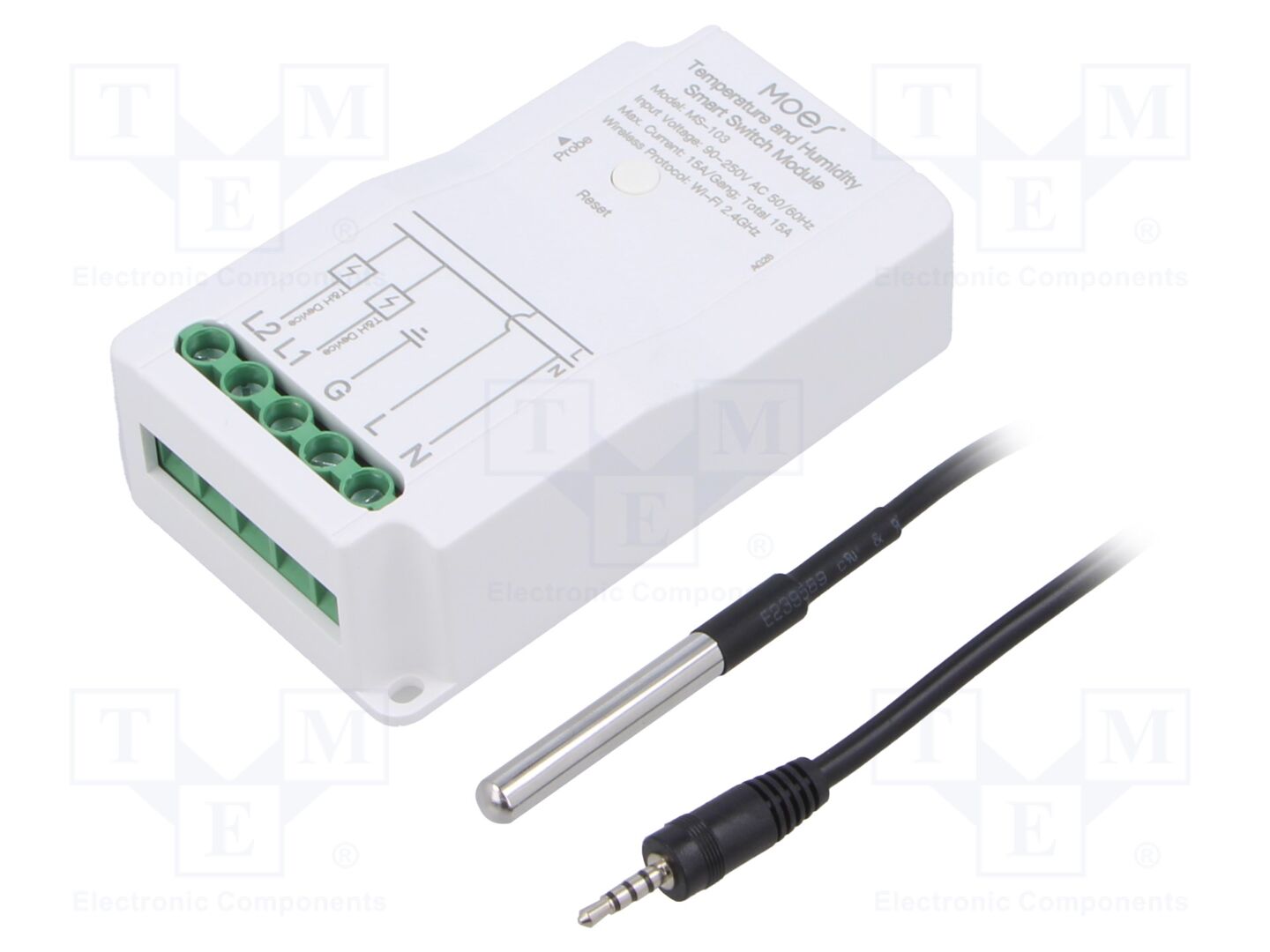 MOES MS-103-WP-WIFI Lämpötila-anturi 90÷250VAC