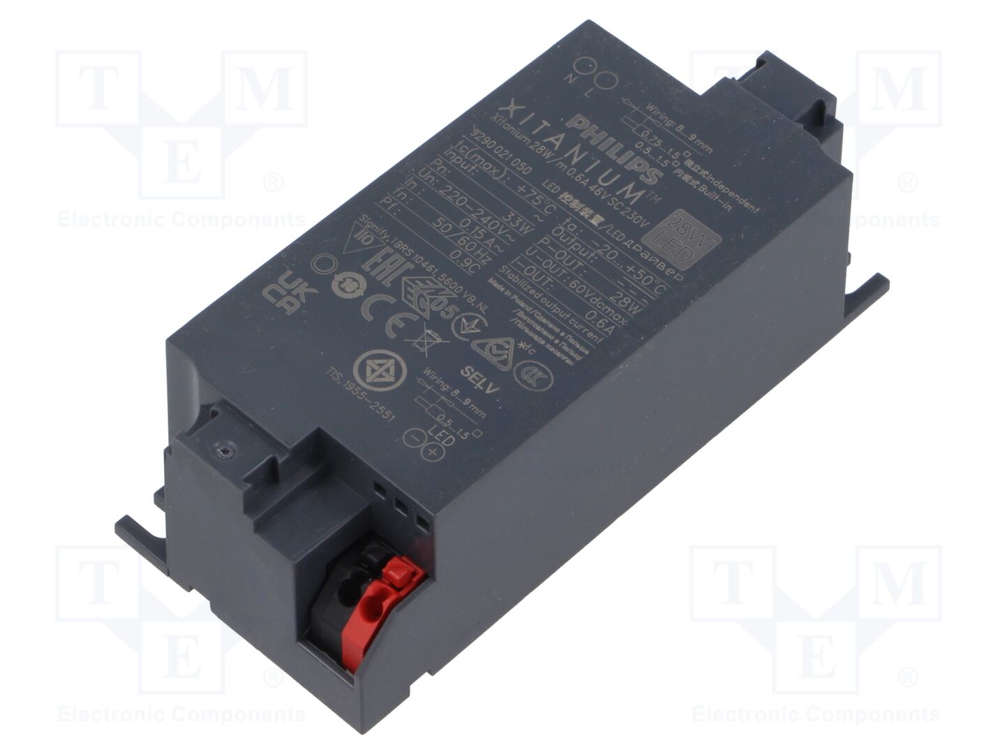 PHILIPS XITANIUM 28W/M 0.6A 46V SC LED-virtalähde 230V