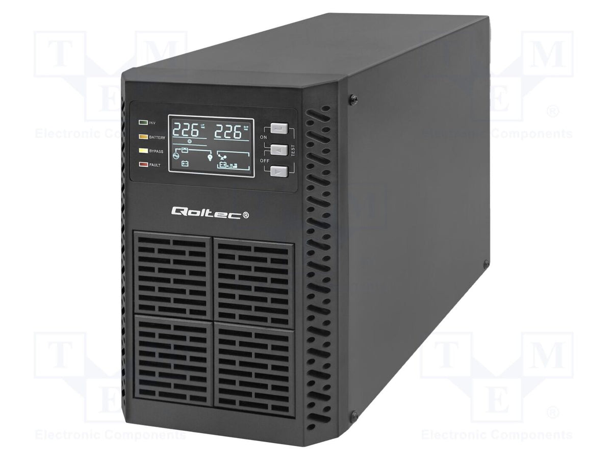 QOLTEC 52280 UPS-laite 1000W 1000VA 230V 9Ah