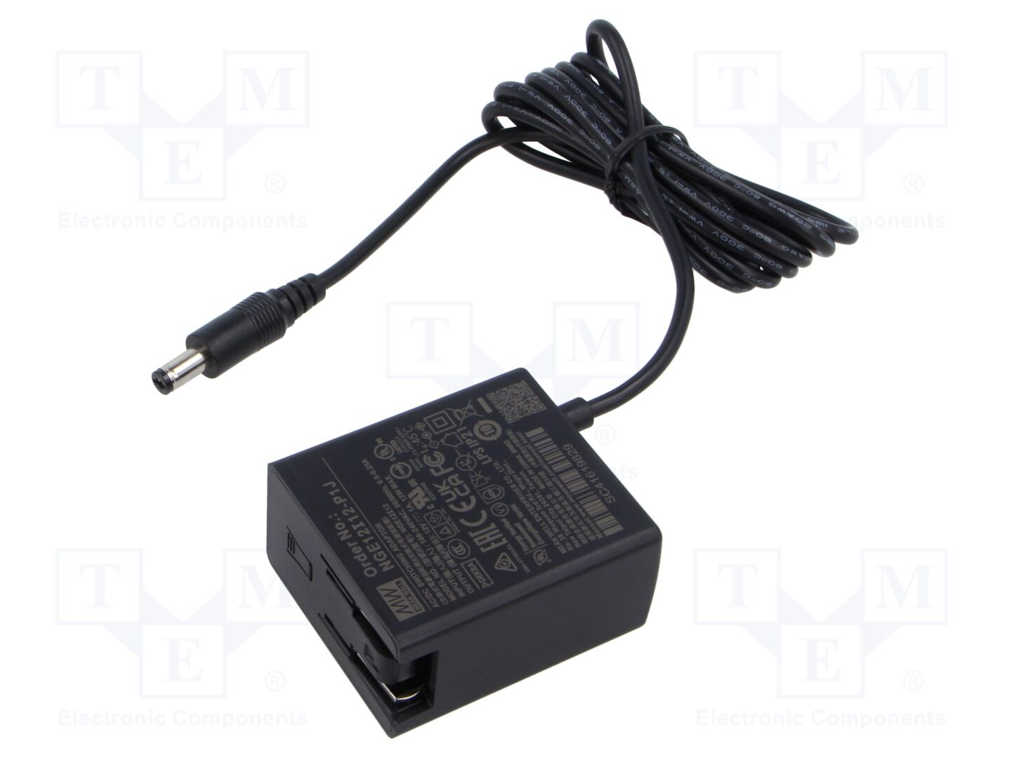 MEAN WELL NGE12I12-P1J Plug-in verkkolaite 12V 1A