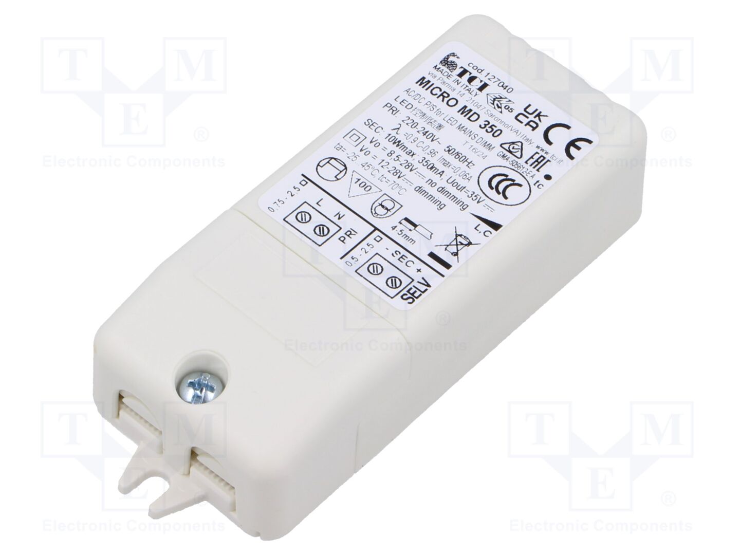 TCI MICRO MD 350 LED-virtalähde 350mA 8.5-28VDC