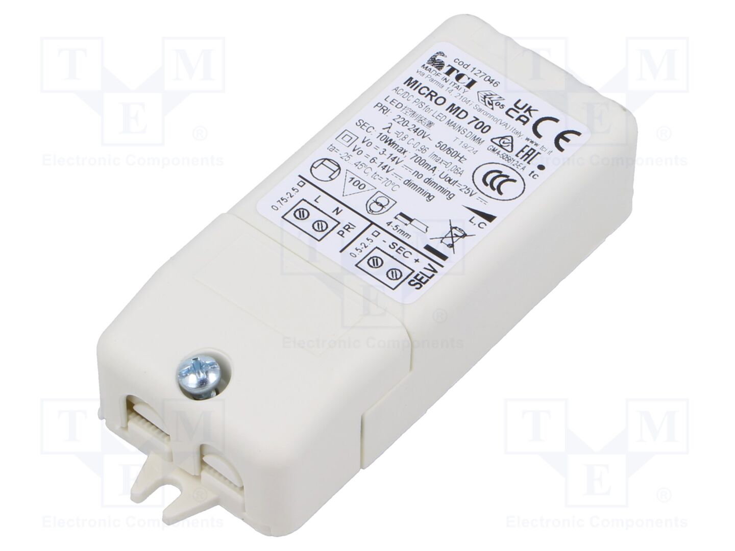 TCI MICRO MD 700 LED-virtalähde 700mA 3-14VDC