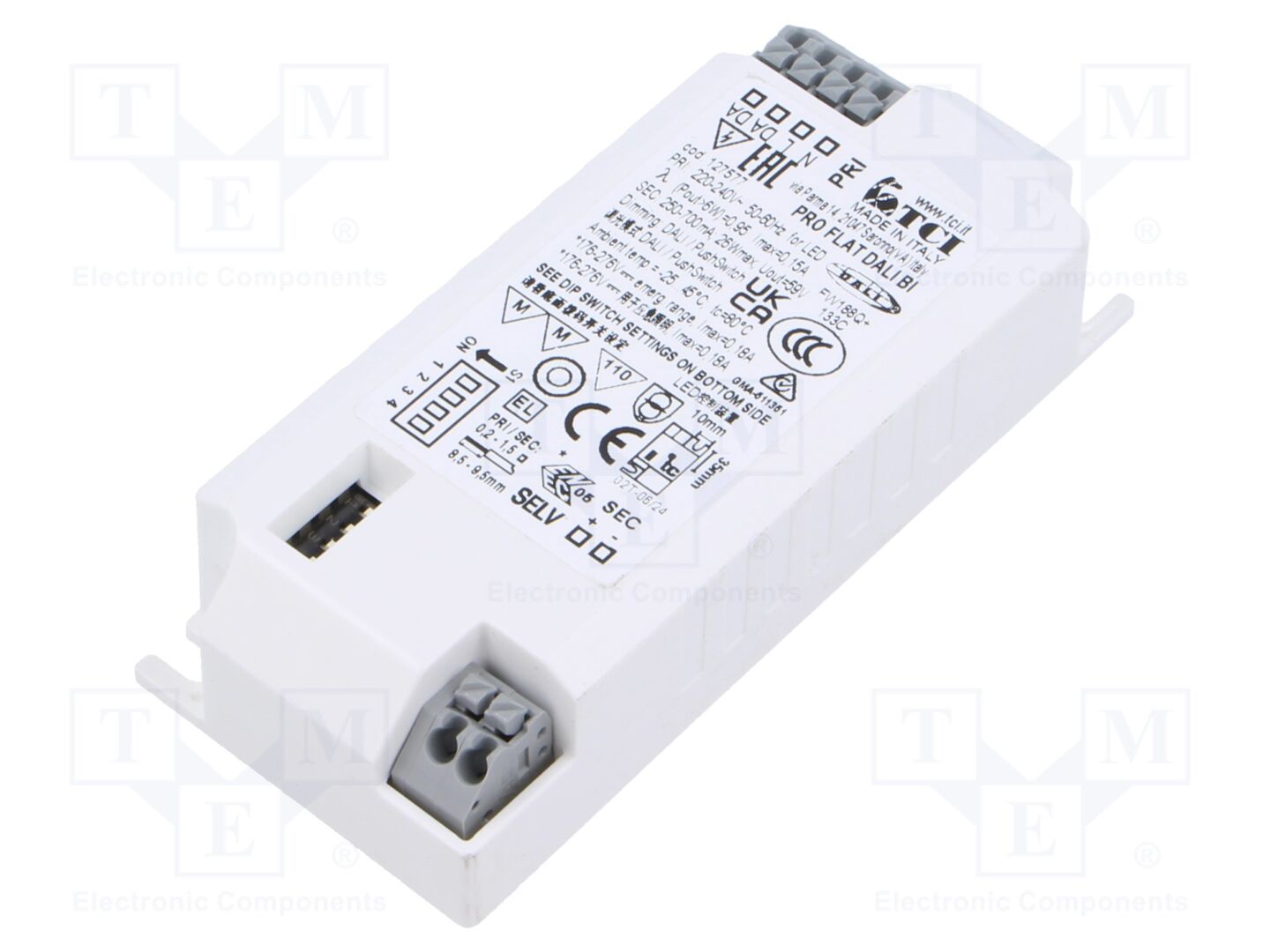 TCI PRO FLAT DALI BI 127577 LED-virtalähde 10-49VDC 250-700mA