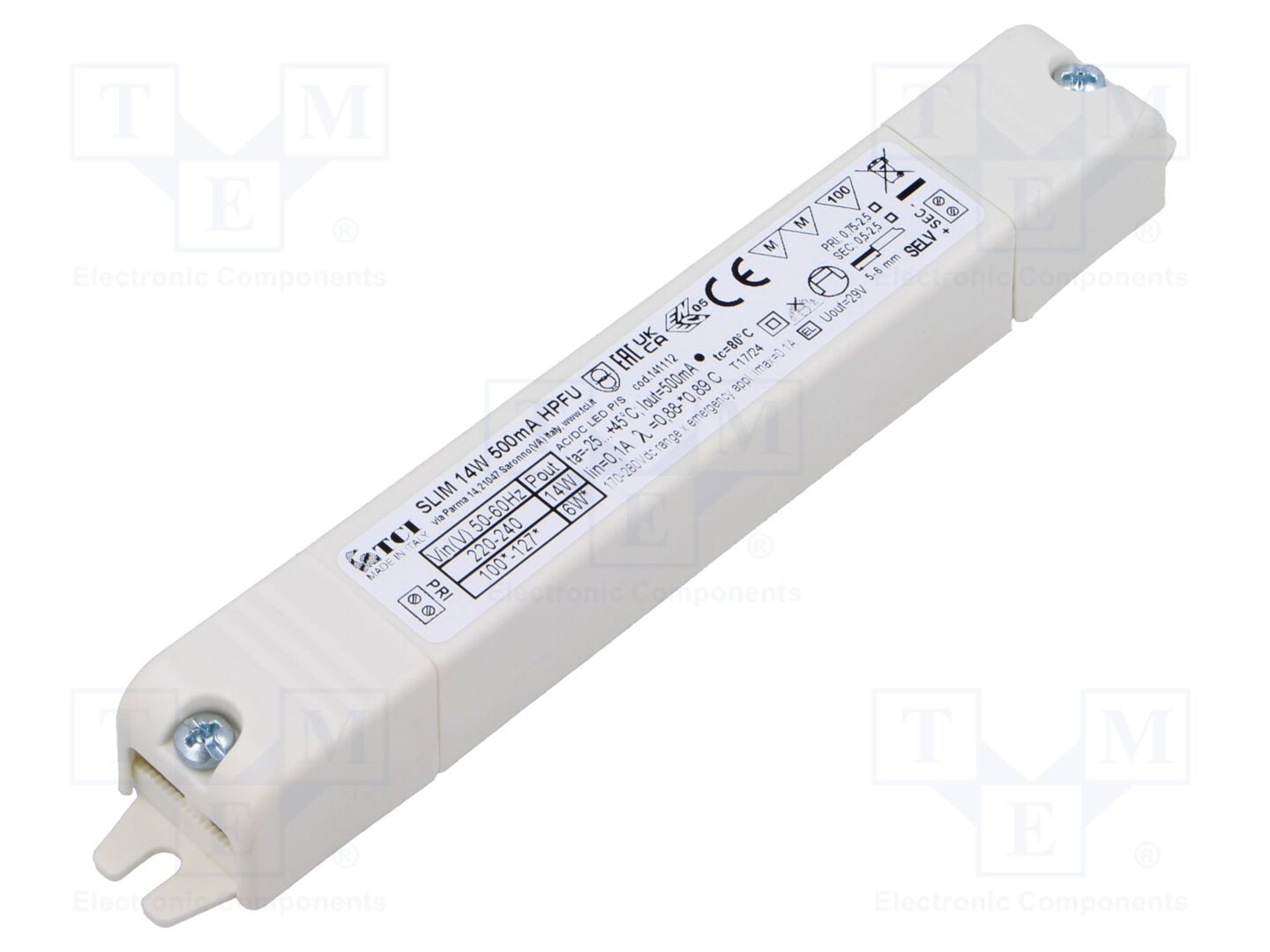 TCI 141112 LED-virtalähde 14W 500mA 2-27VDC IP20