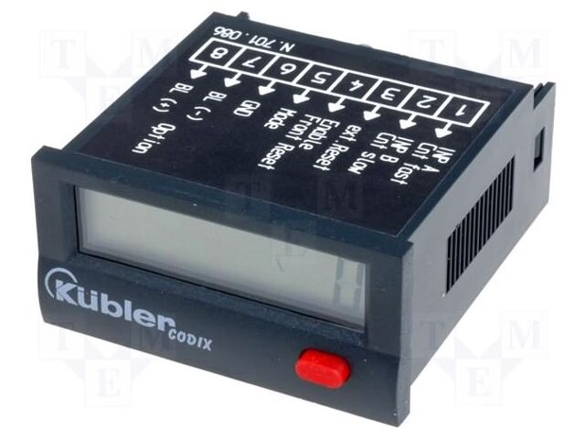 KÜBLER 6.130.012.862 Impulssilaskuri 10-260VDC