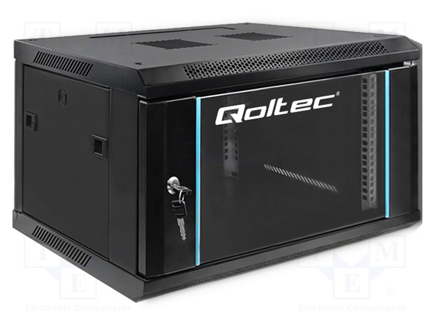 QOLTEC 54462 Rack-kaappi 19 tuumaa 6U