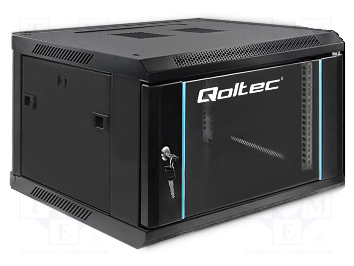 QOLTEC 54465 Räkkikaappi 19 tuumaa 6U
