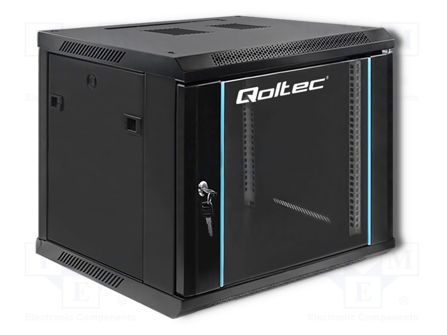 QOLTEC 54466 Räkkikaappi 19", 9U