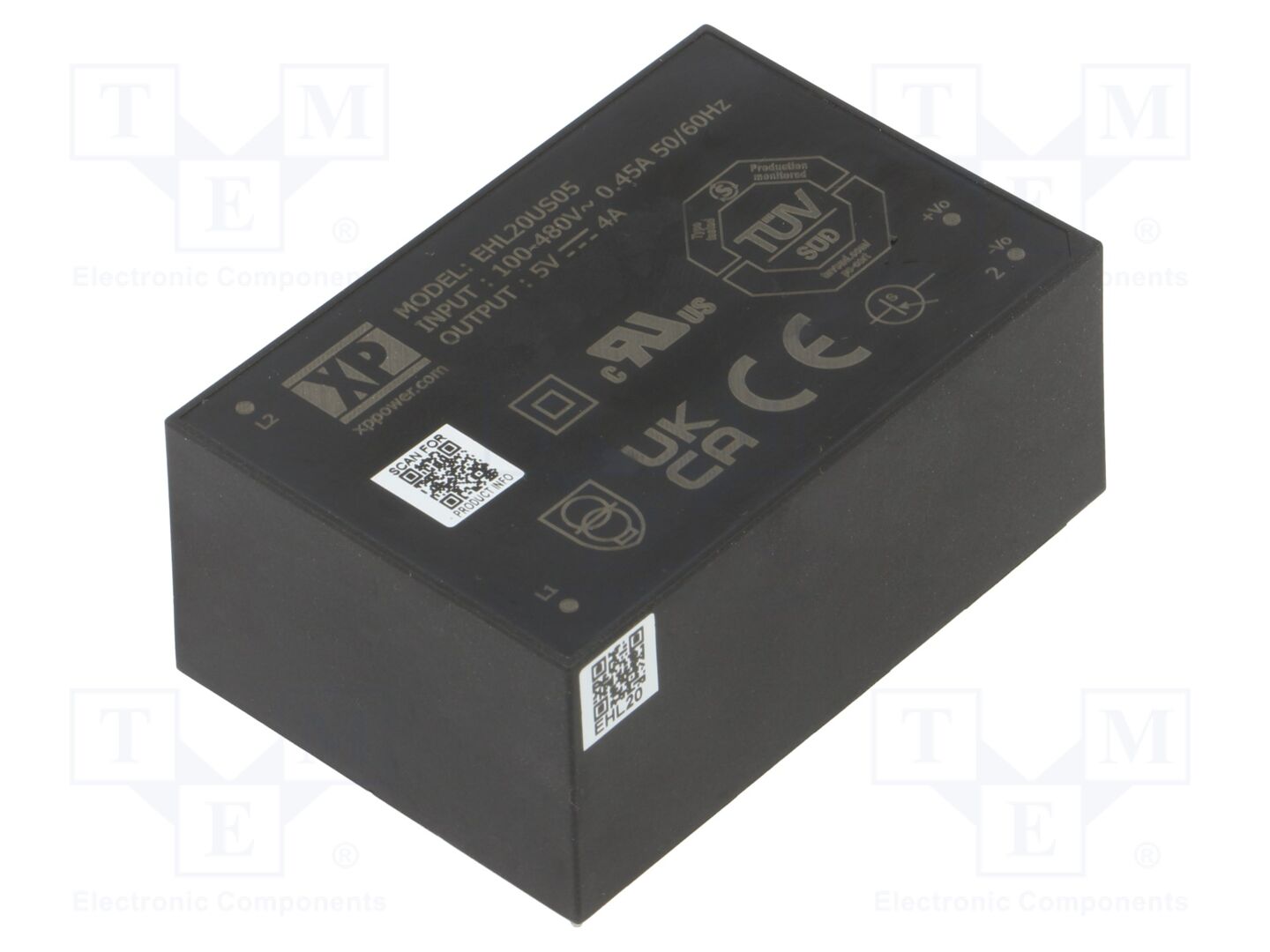 XP POWER EHL20US05 AC/DC-muunnin 20W