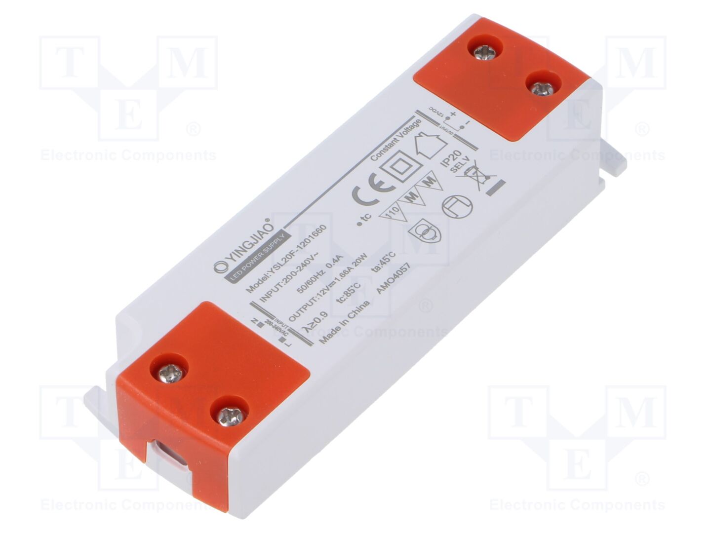 YINGJIAO YSL20F-20-12 LED-verkkolaite 20W 12VDC 1.67A