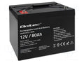 QOLTEC 53075 Lyijyakku 12V 80Ah