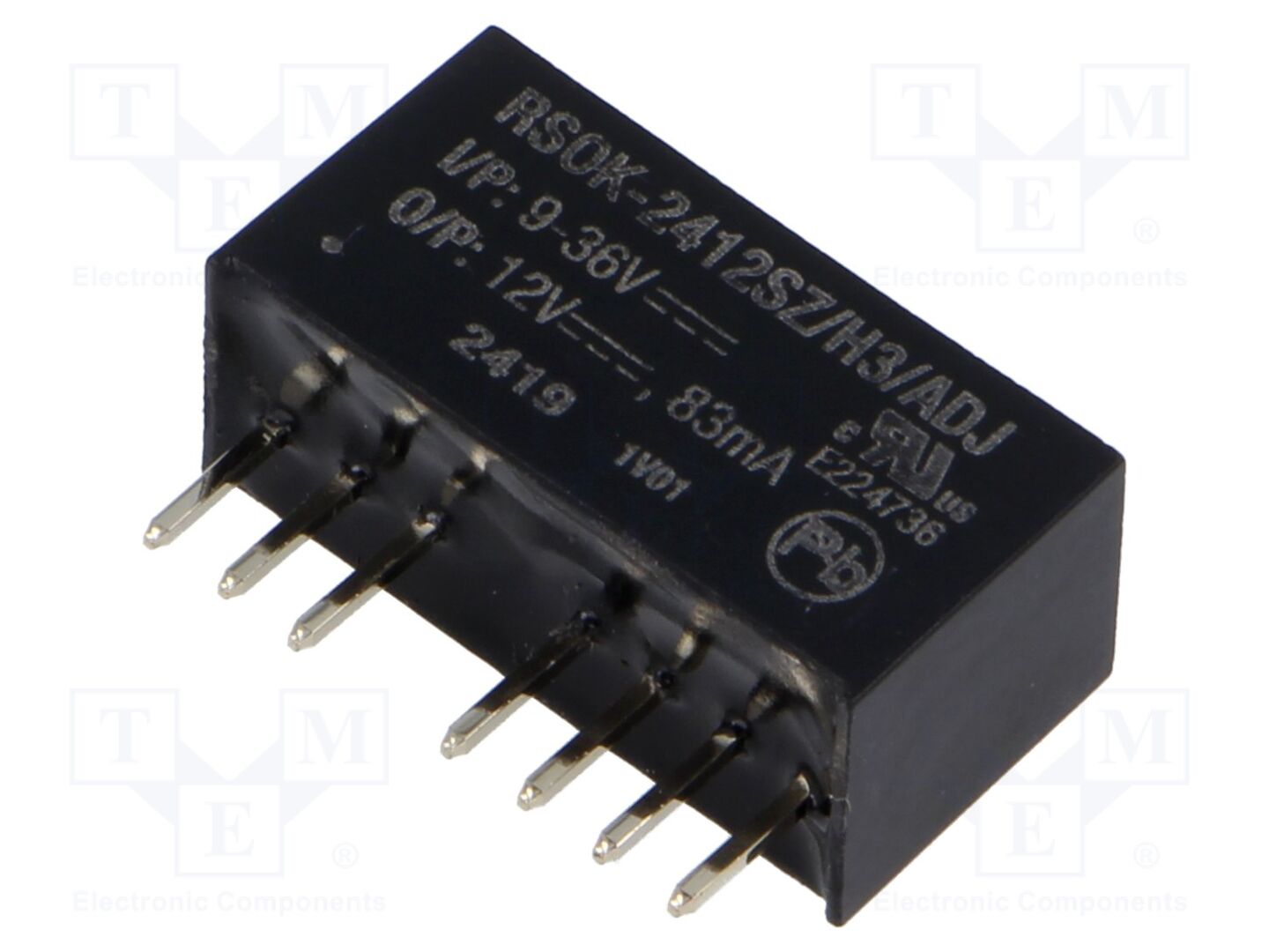RECOM RSOK2412SZ/H3/ADJ DC/DC-muunnin 1W