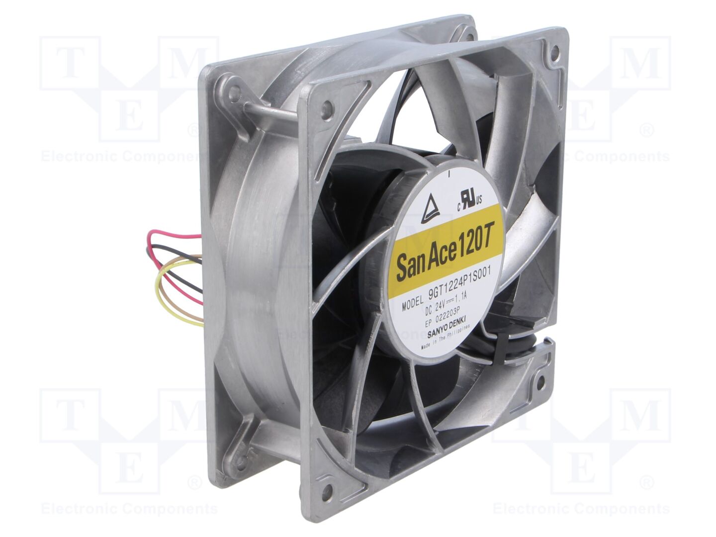 SANYO DENKI 9GT1224P1S001 Aksiaalituuletin 24VDC