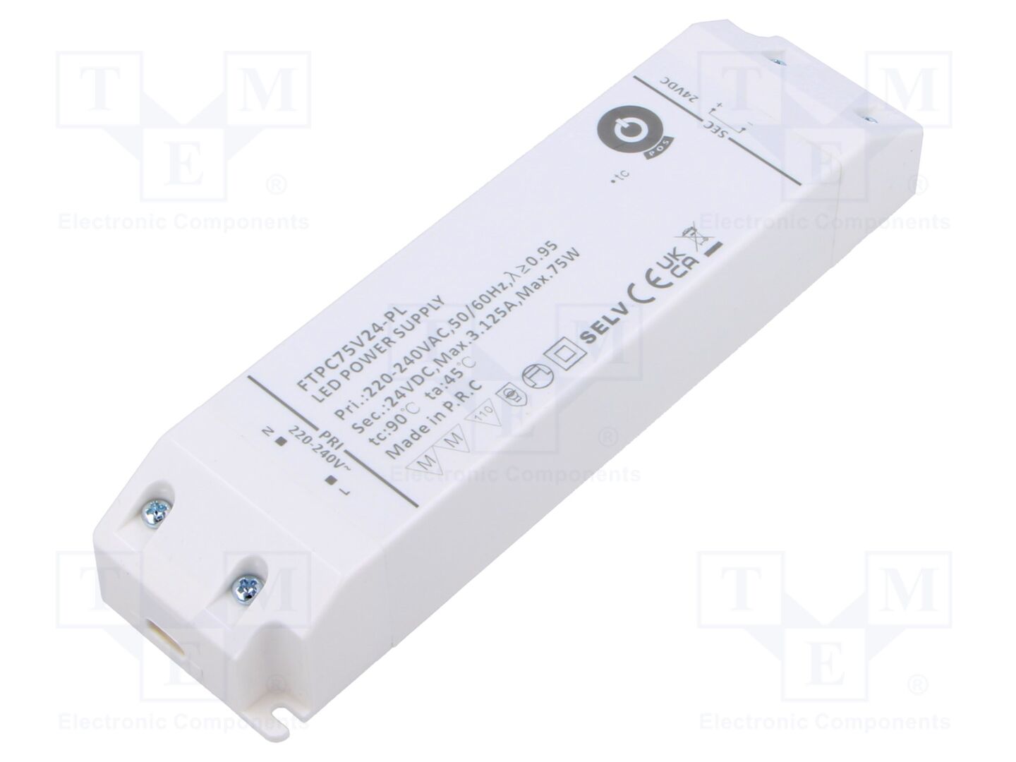 POS FTPC75V24-PL LED-verkkolaite 75W 24VDC 3125mA