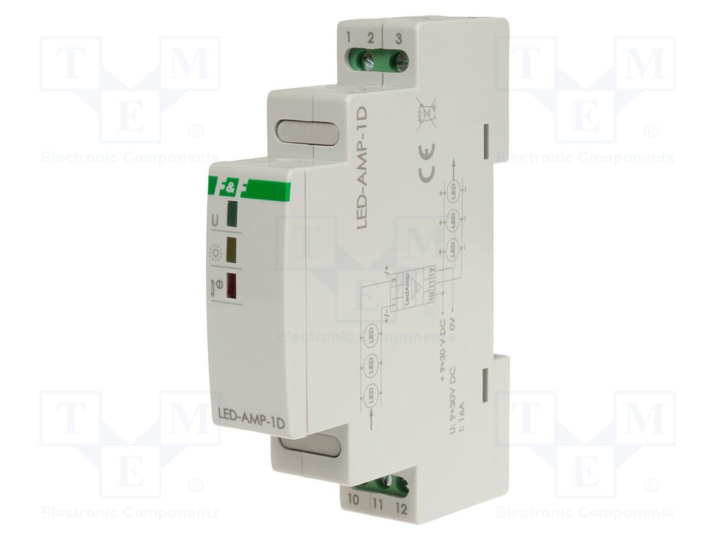 F&F LED-AMP-1D LED-ohjain 9-30VDC
