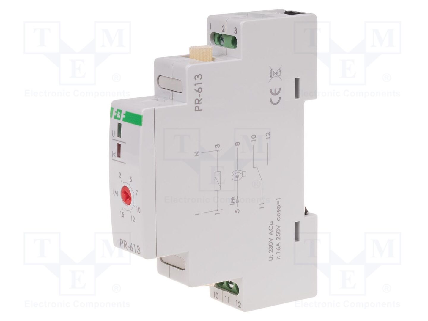 F&F PR-613 Asennusrele 230VAC, 16A