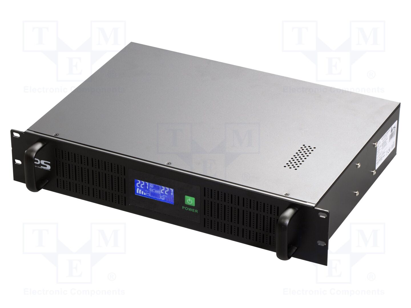 IPS UPS-2U-1200-LCD Keskeytymätön sähkönsyöttö 1200VA 720W 230V