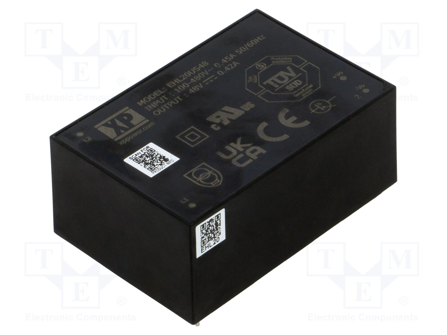 XP POWER EHL20US48 AC/DC-muunnin 20W