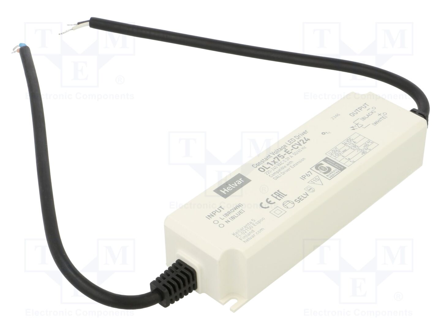 HELVAR OL 1X75-E-CV24 LED-virtalähde 75W 24VDC
