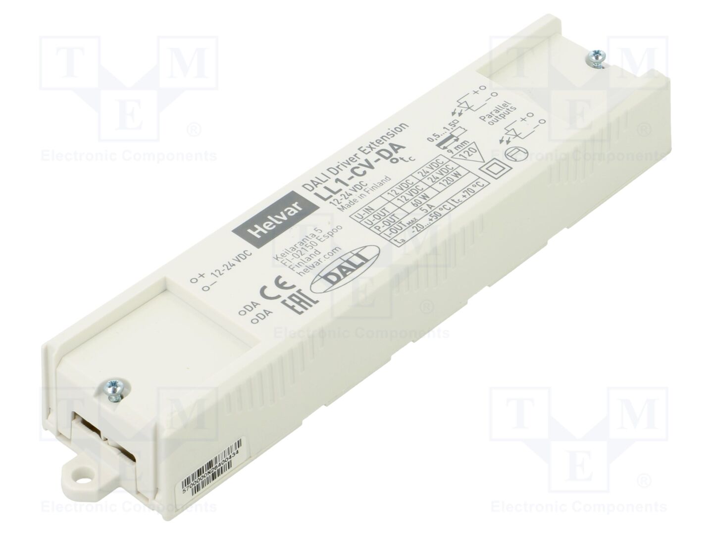 HELVAR LL 1-CV-DA LED-virtalähde DALI 60/120W 12/24VDC