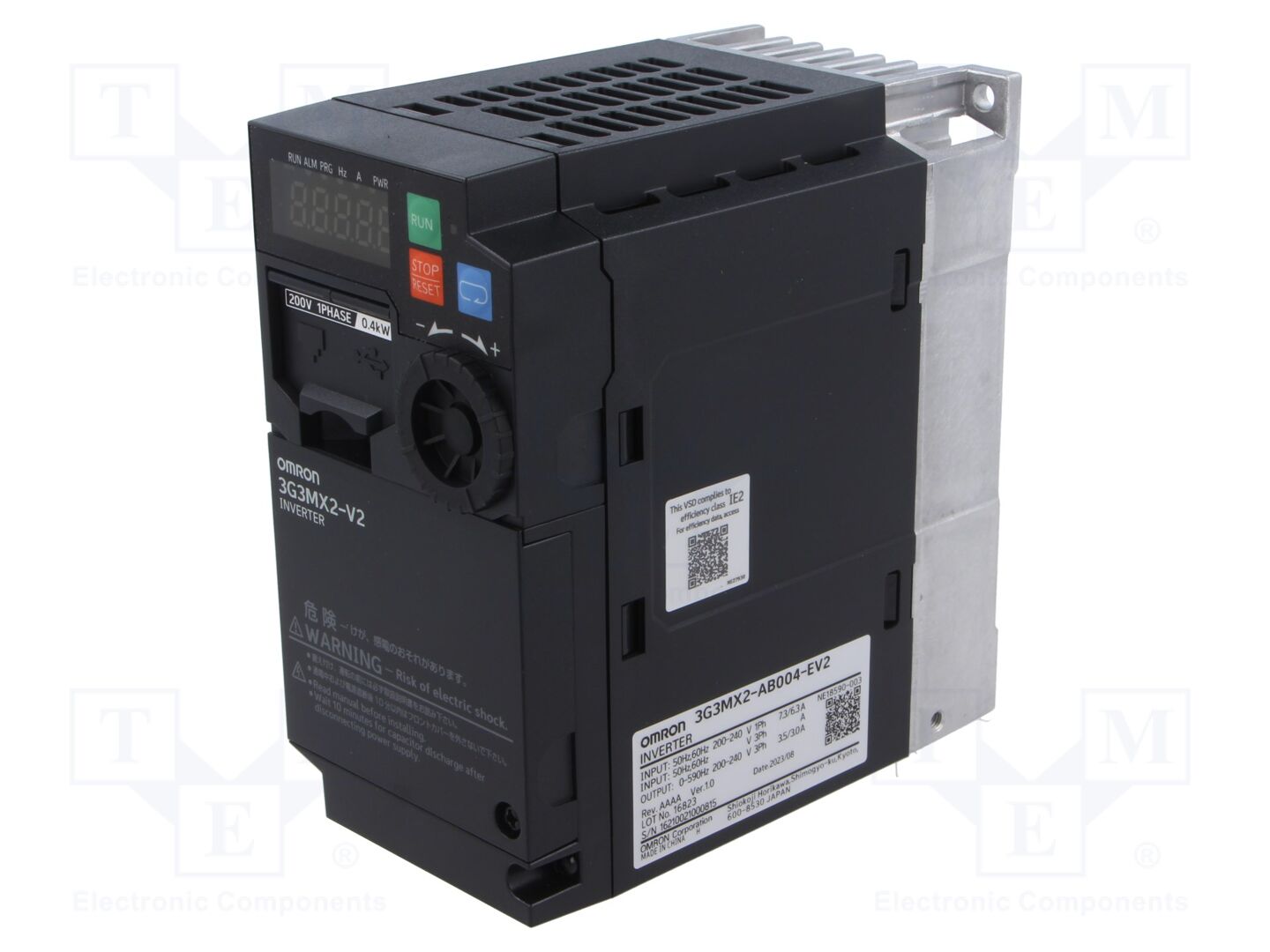 OMRON 3G3MX2-AB004-EV2 Taajuusmuuttaja 0.4/0.55kW