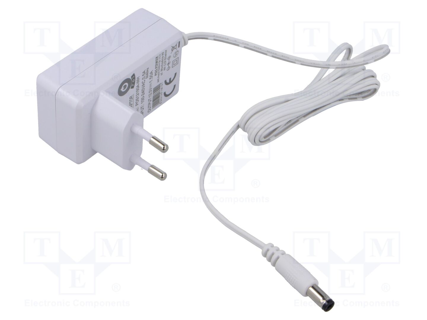 POS POS12150A-WH-H Kytkinmuuntaja Plug-in 12V 1.5A