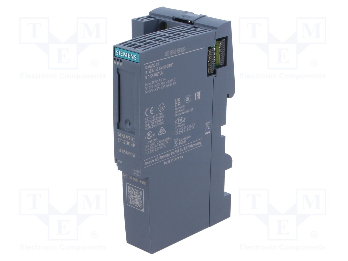 SIEMENS 6ES7155-6AU01-0BN0 Automaatiomoduuli ET 200SP Profinet