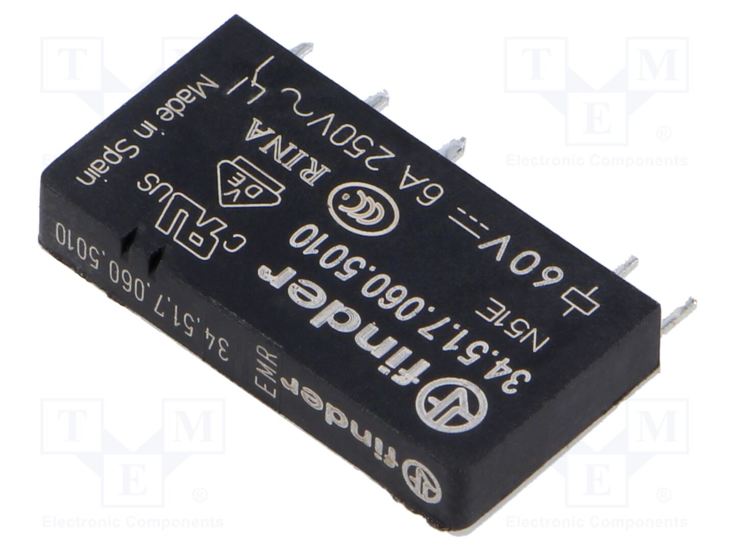 FINDER 34.51.7.060.5010 Elektromagneettinen rele 60VDC