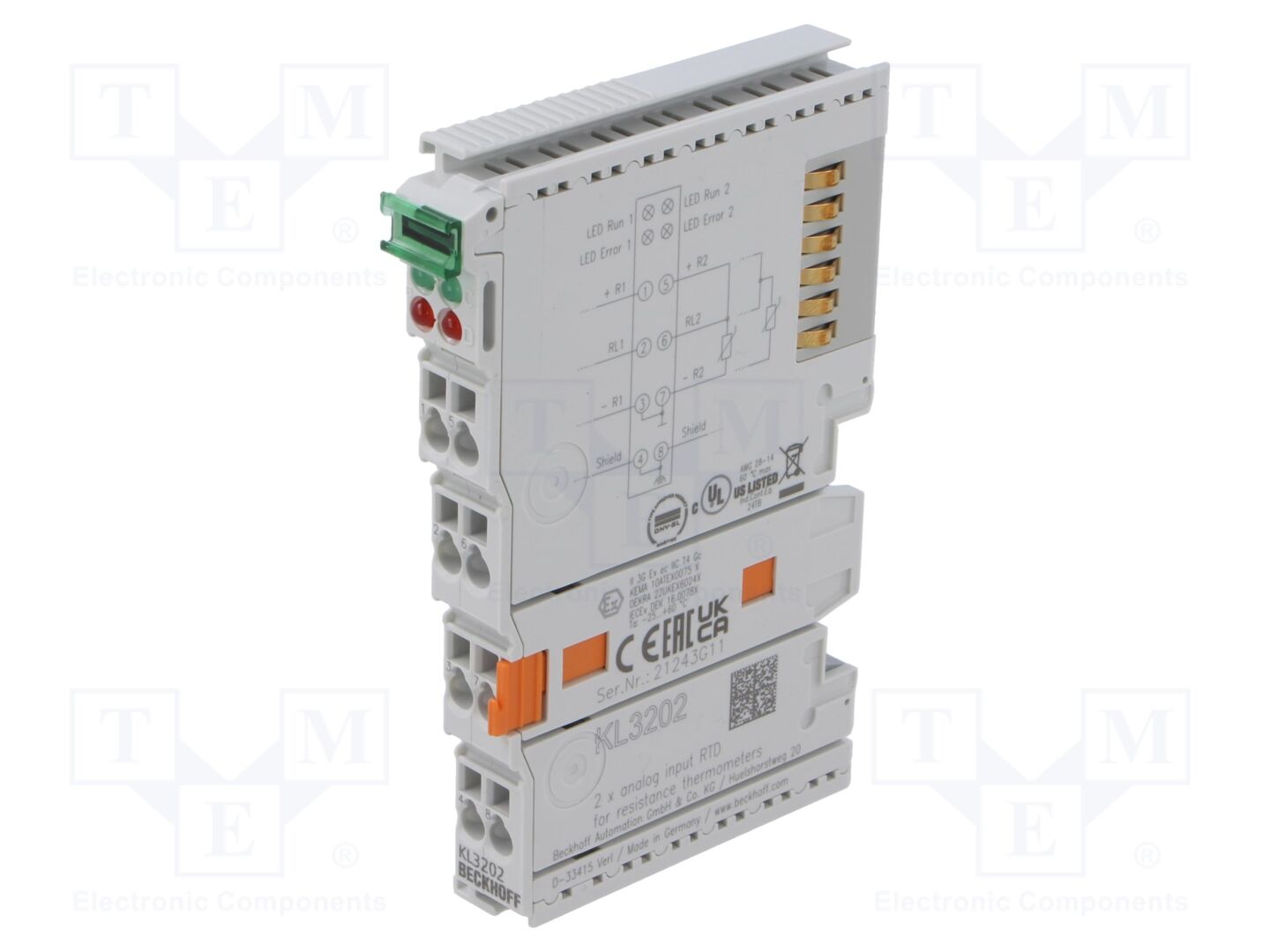 Beckhoff Automation KL3202 I/O-moduuli analoginen tulo 2