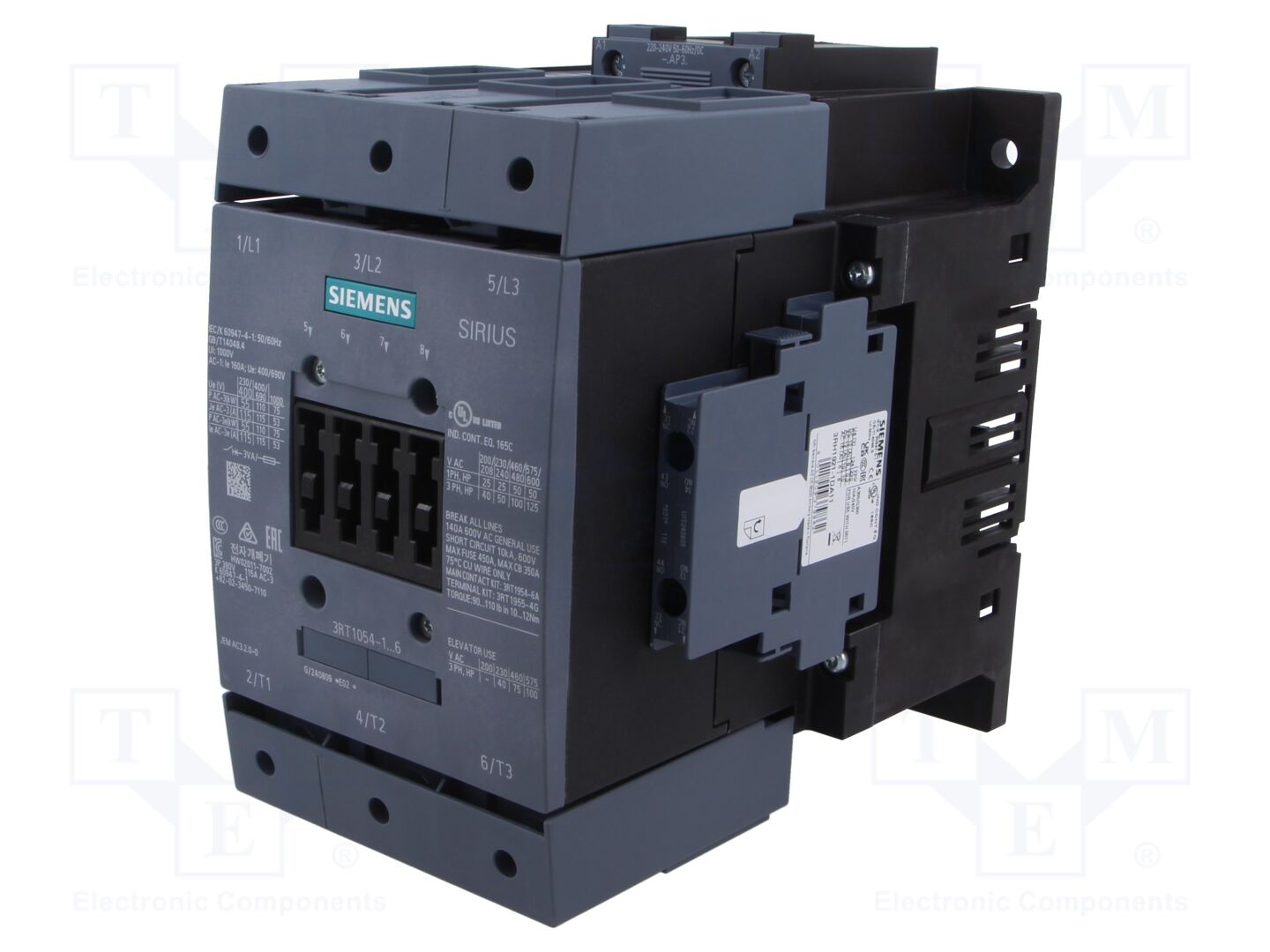 SIEMENS 3RT1054-1AP36 Kontaktori 230VAC