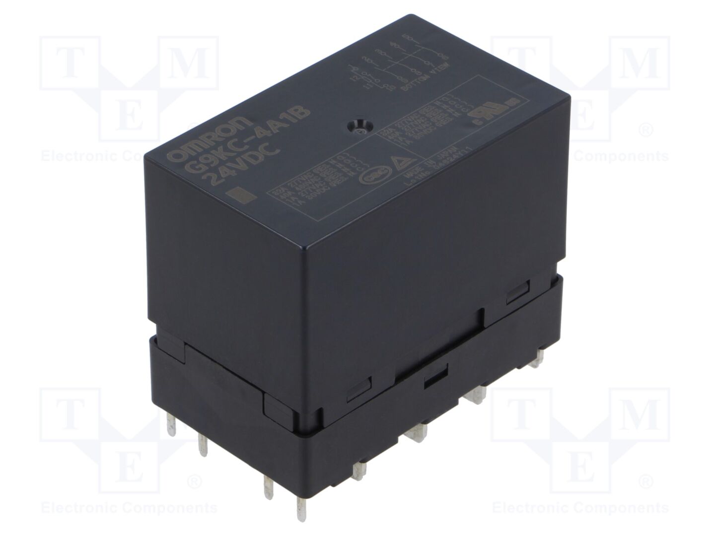 OMRON Electronic Components G9KC-4A1B-24DC Sähkömagneettinen rele 24VDC