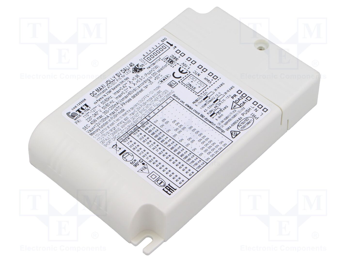 TCI 125506-JOLLY LED-teholähde 10-53VDC