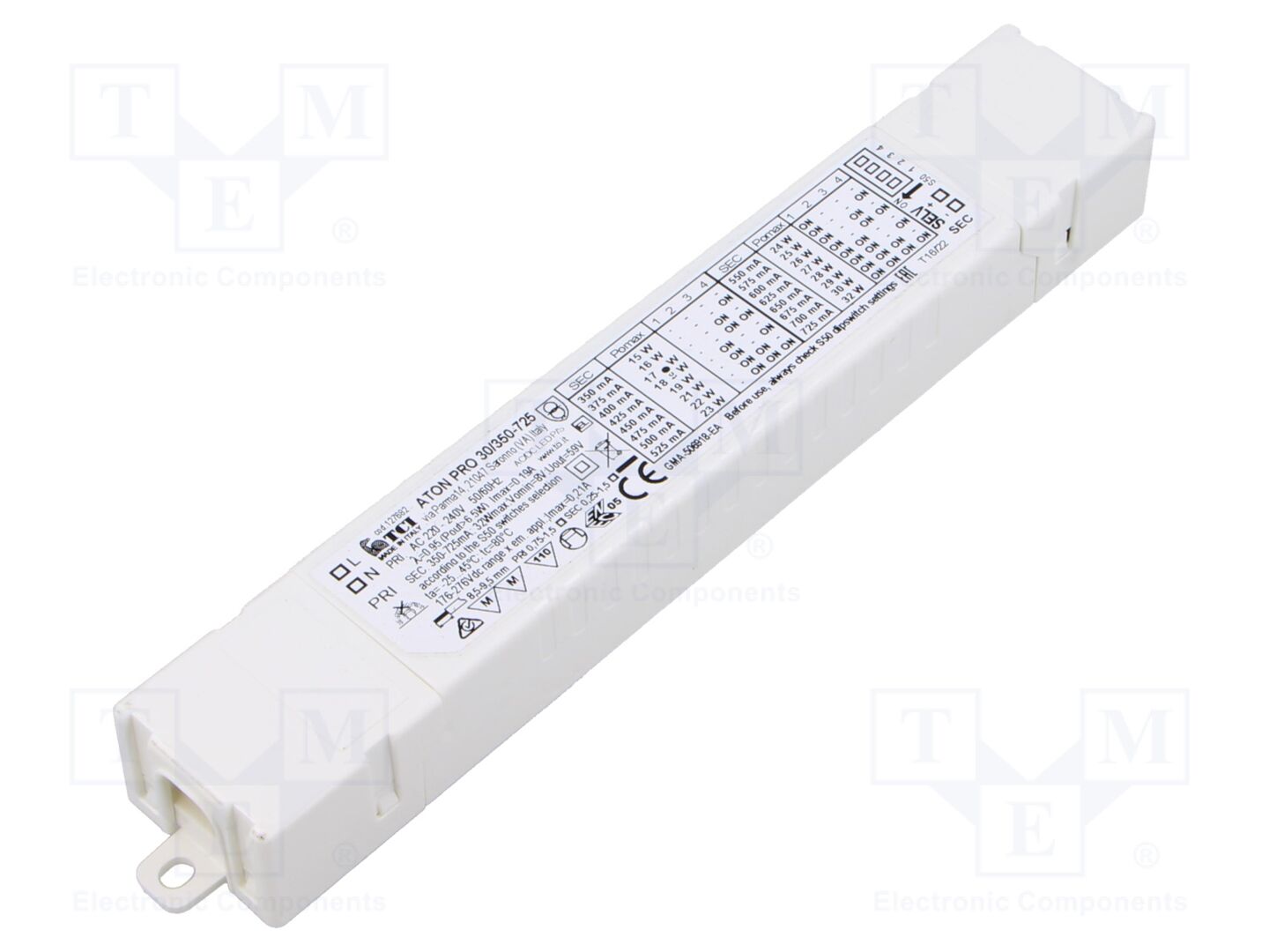 TCI ATON PRO 30/350-725 LED-virtalähde 350-725mA 8-44VDC