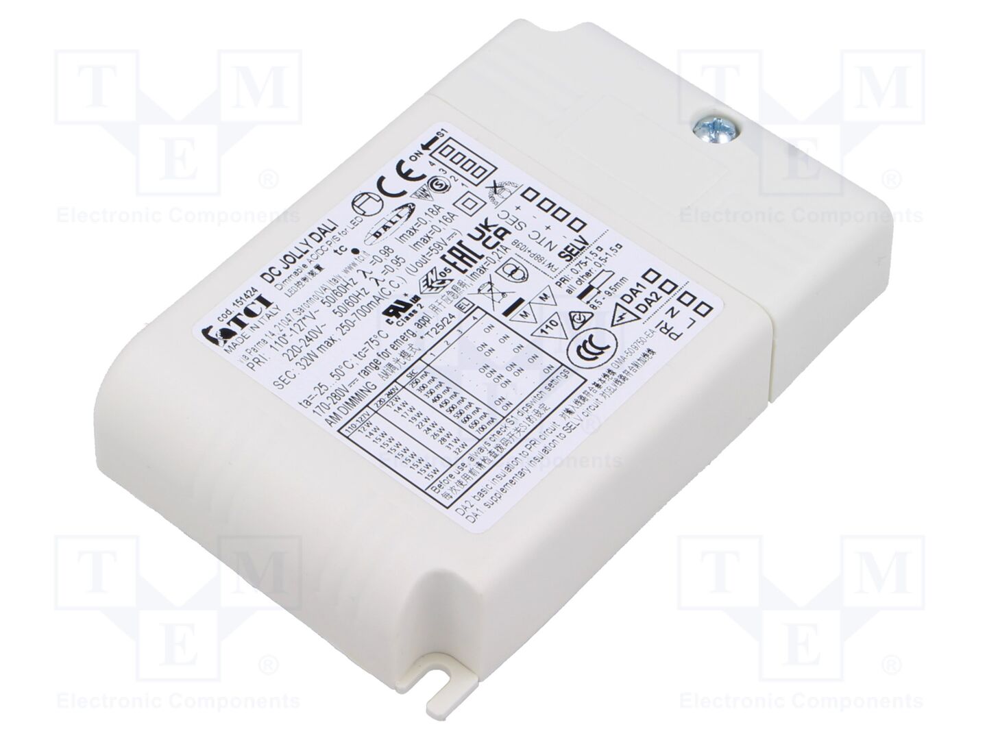 TCI DC JOLLY DALI 151424 LED-verkkolaite DALI 2 3-48VDC 250-900mA