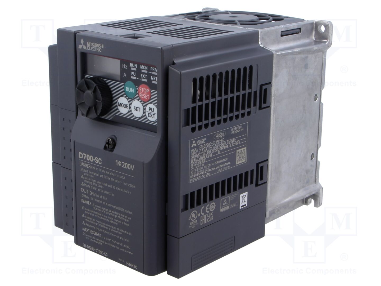 MITSUBISHI ELECTRIC FR-D720S-070SC-EC Taajuusmuuttaja 1.5kW