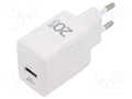 QOLTEC 51823 Kytkinlähde 5-20VDC 3A 20W