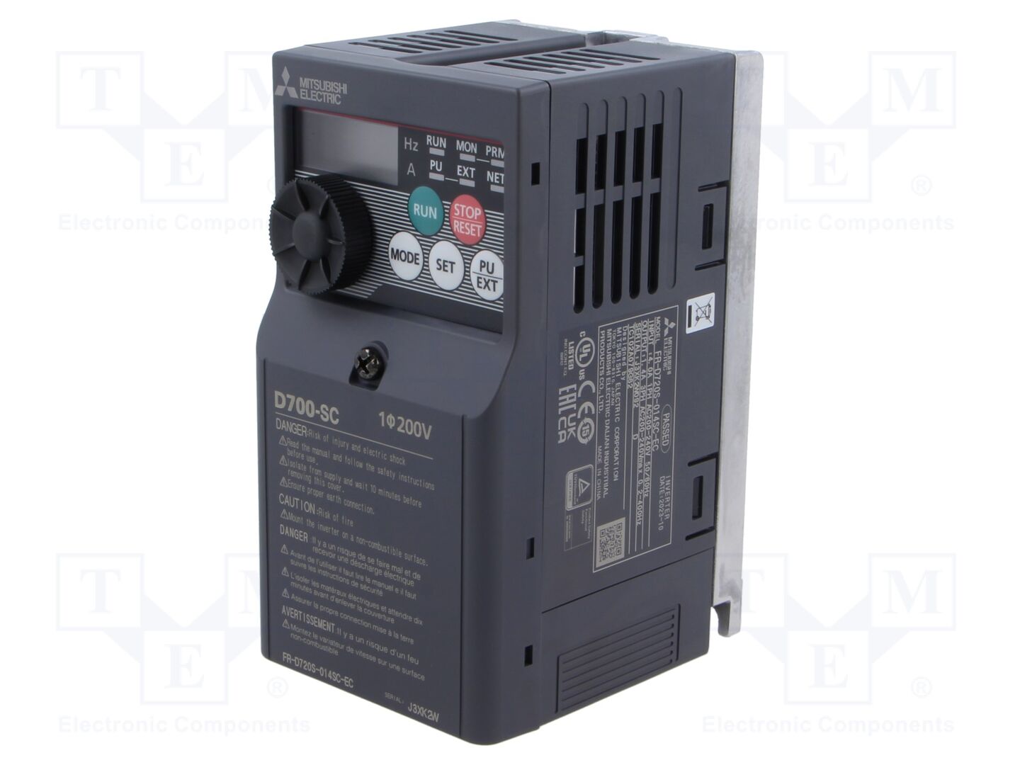 MITSUBISHI ELECTRIC FR-D720S-014SC-EC Taajuusmuuttaja 0.2kW