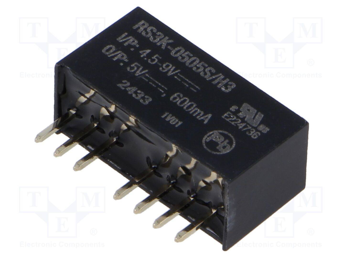 RECOM RS3K-0505S/H3 DC/DC-muunnin 3W