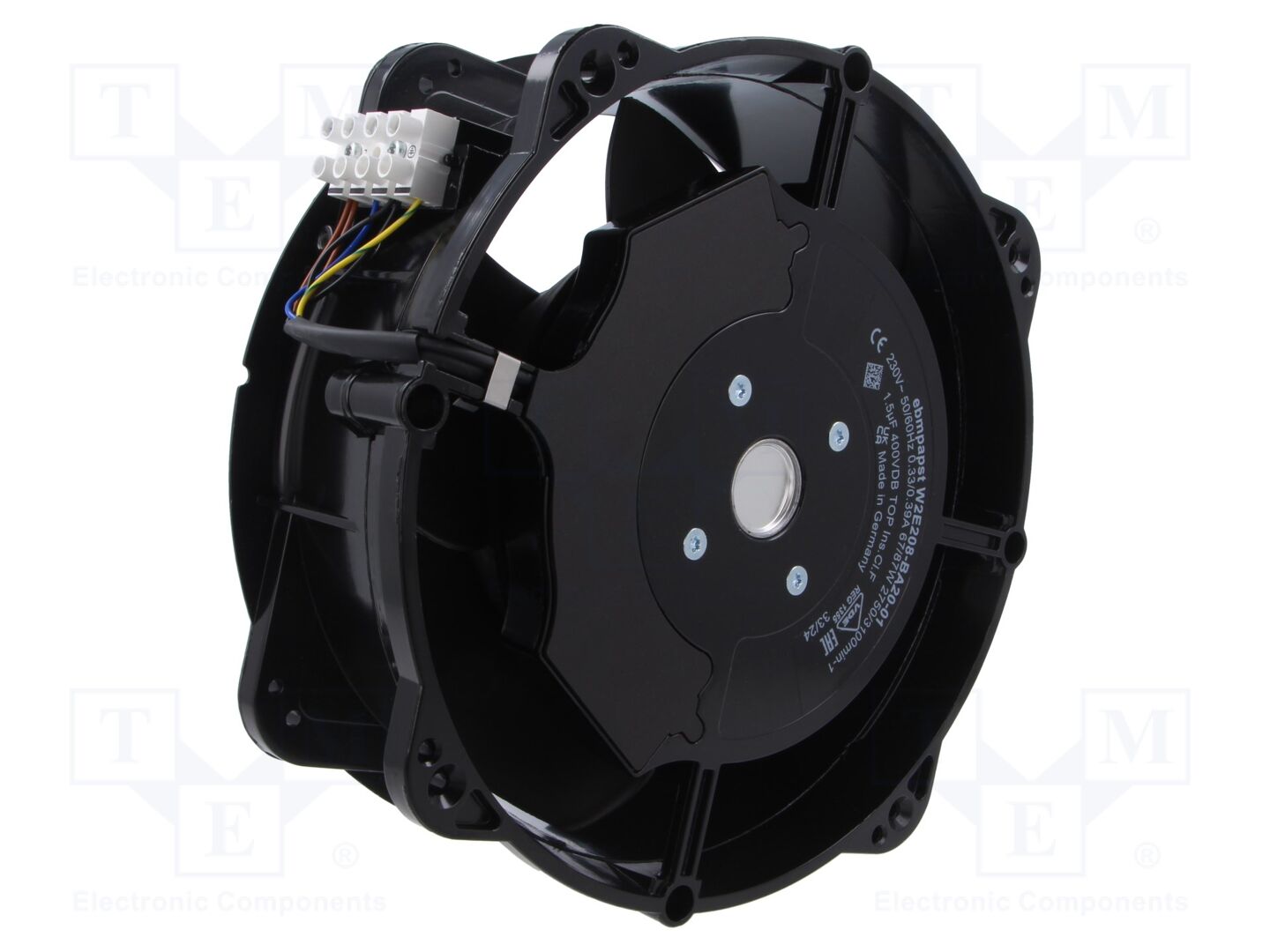 EBM-PAPST W2E208-BA20-01 Aksiaalipuhallin 230VAC