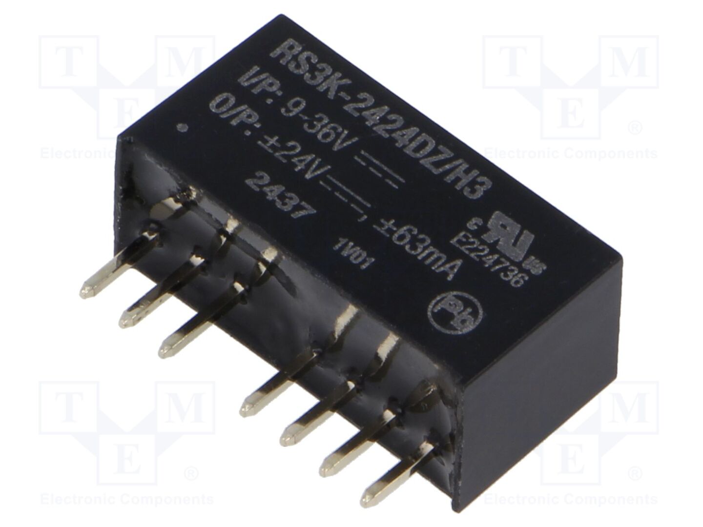 RECOM RS3K-2424DZ/H3 DC/DC-muunnin 3W