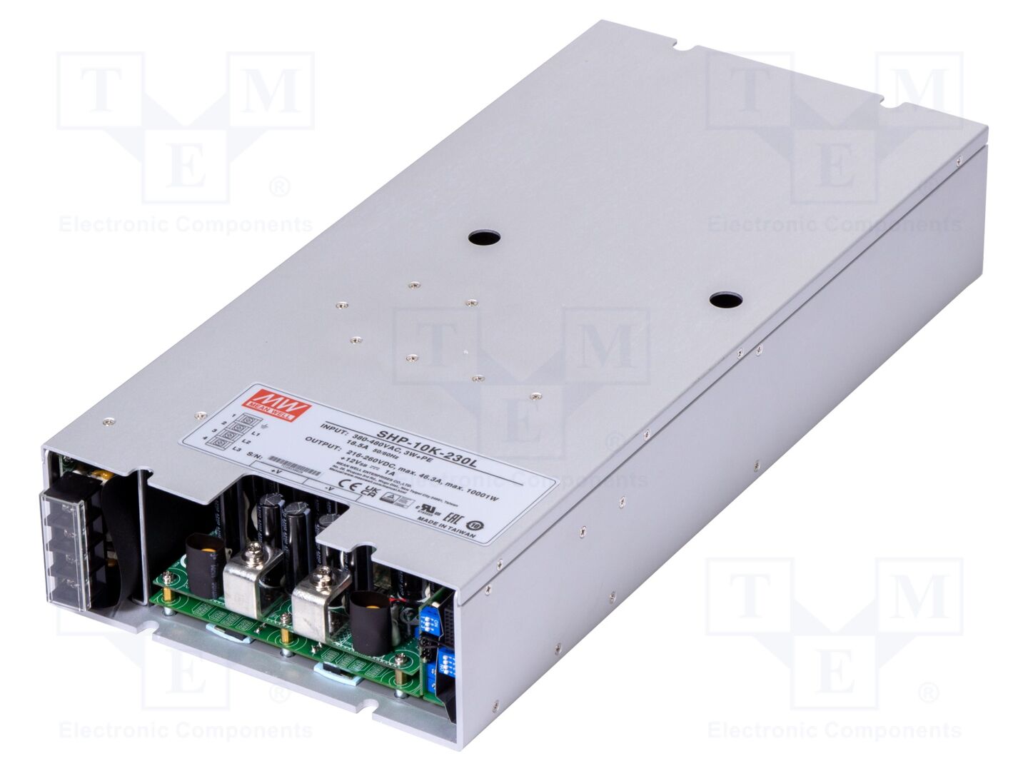 MEAN WELL SHP-10K-230L Sisäänrakennettu kytkentäsähkönsyöttö 10kW 230VDC