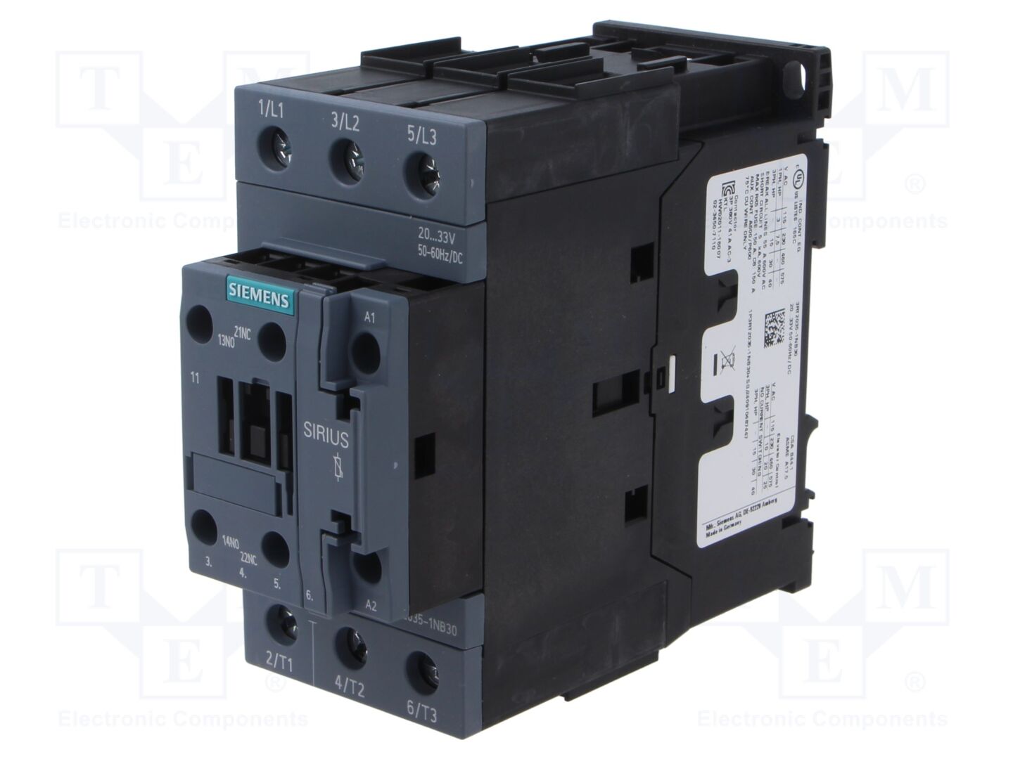 SIEMENS 3RT2035-1NB30 Kontaktori 40A